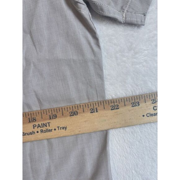 Quiksilver Regular Grey Button Down Short Sleeve Collared Shirt Men's Large * - Picture 5 of 6
